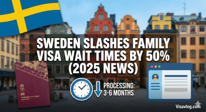 سویڈن نے فیملی ریذیڈنٹ کارڈز کے انتظار کا وقت 50 فیصد کم کر دیا: 2025 کی بڑی اپ ڈیٹ